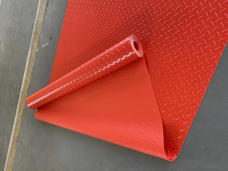 Custom Fire-Resistant LDPE Textured Floor Mat – Anti-Static, Oil-Resistant & Non-Slip Industrial Floor Mat